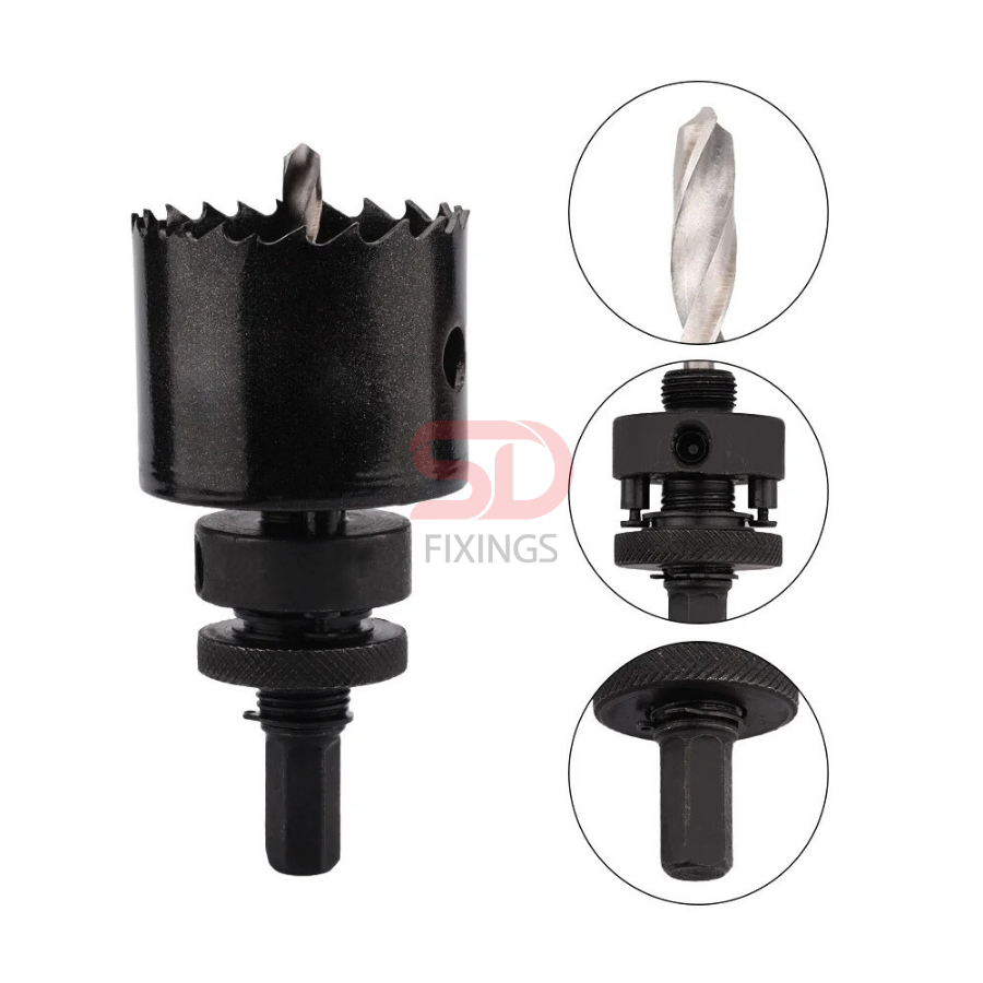 63mm HSS Bi-Metal Hole Saw Cutter for Aluminum, PVC, Board