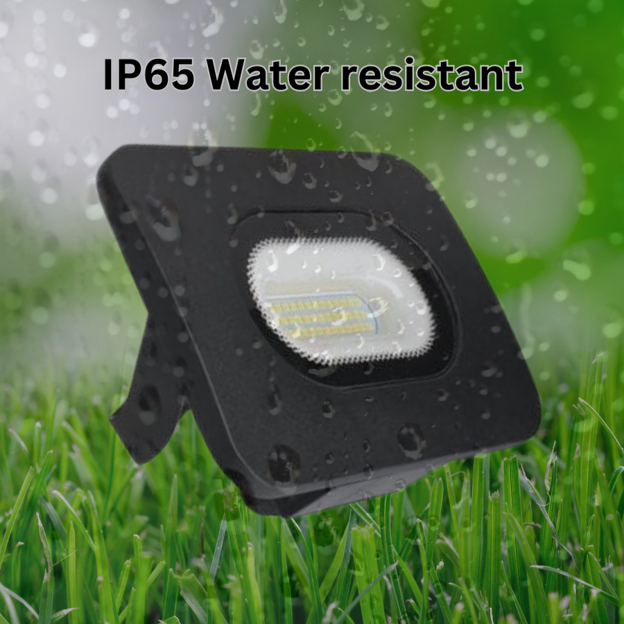 30W LED Slim Curved Floodlight with IP65 Integrated Junction Box – 2400Lm, 6500K