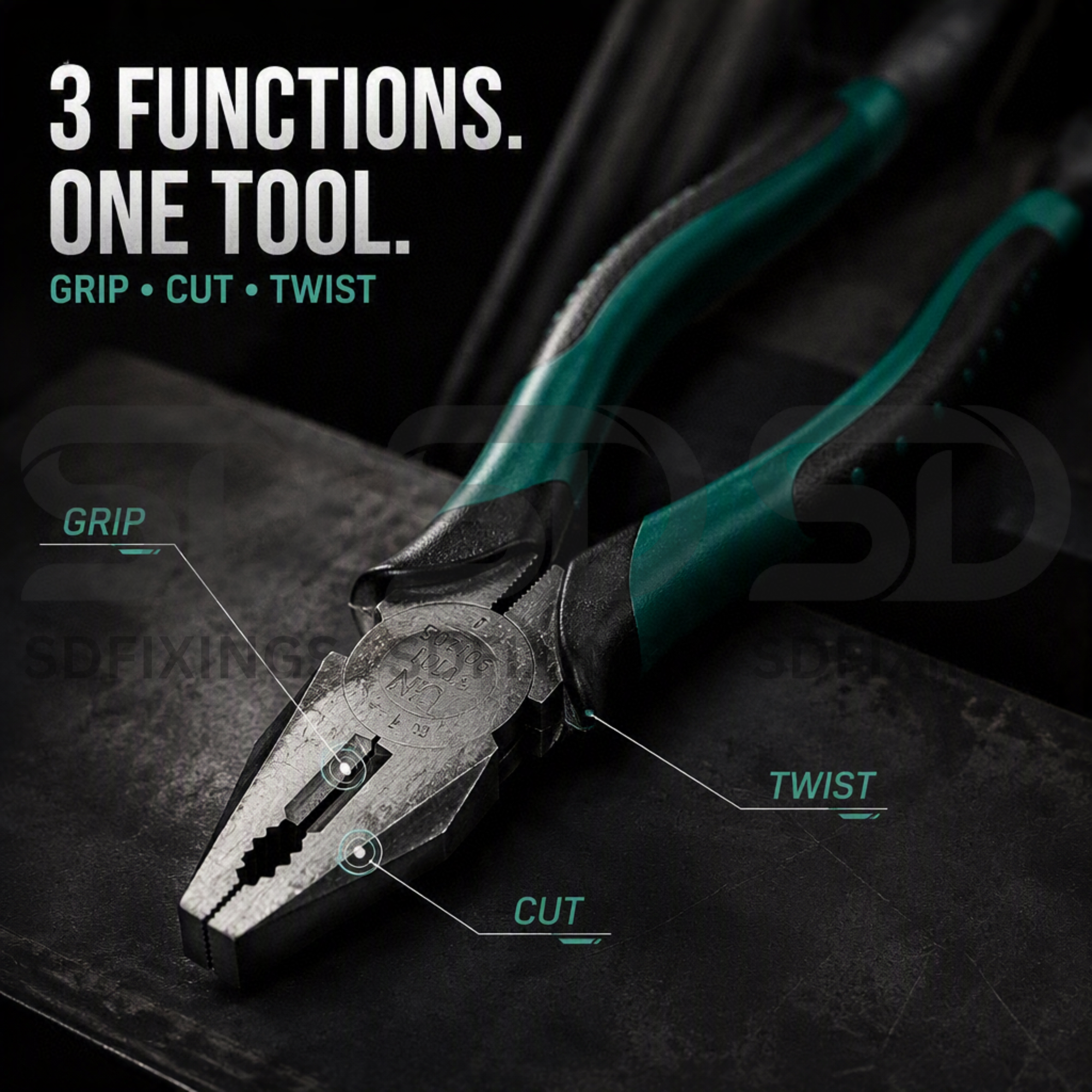 6" 160mm Combination Pliers