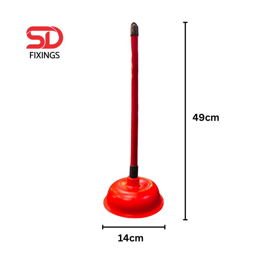 Plunger for Toilet - Red