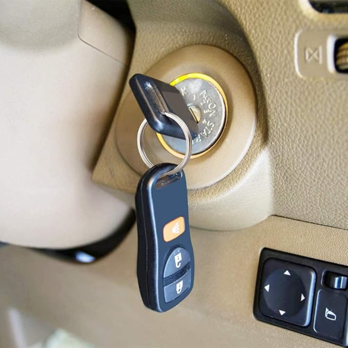 10 x Stainless Steel Flat Key Rings