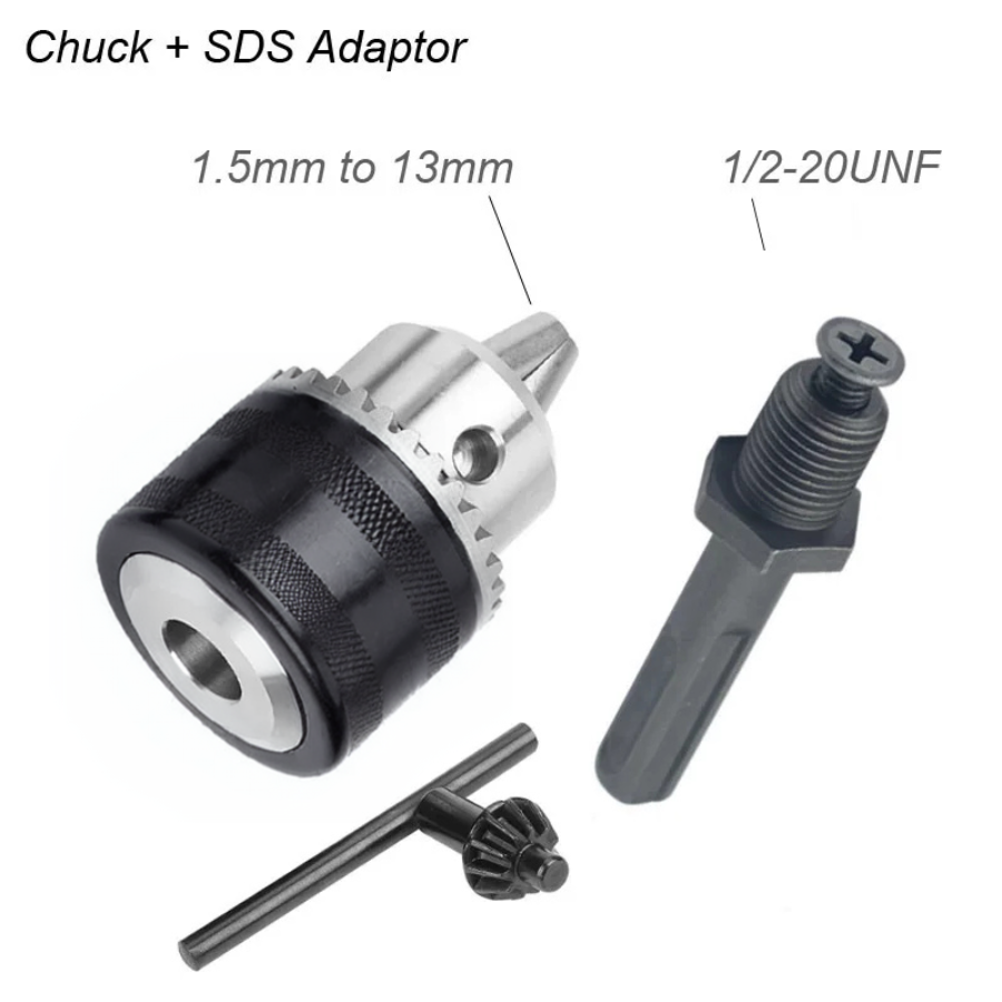Keyed Chuck With SDS Plus