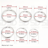 50mm Stainless Steel Key Rings