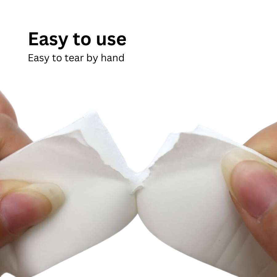 Double Sided Foam Tape Strong Sticky Adhesive Craft Mounting 50mm x 10M White