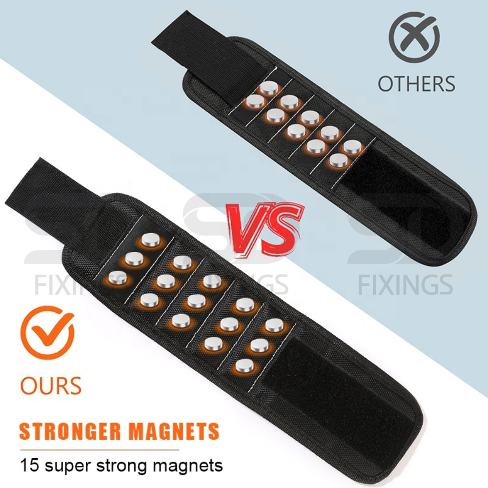 Magnetic Wristband for Tools – Gifts for Men Dad Christmas, Birthday & Stocking Filler, DIY Gadget for Handy Husband, Him – 2026 Secret Santa Ideas