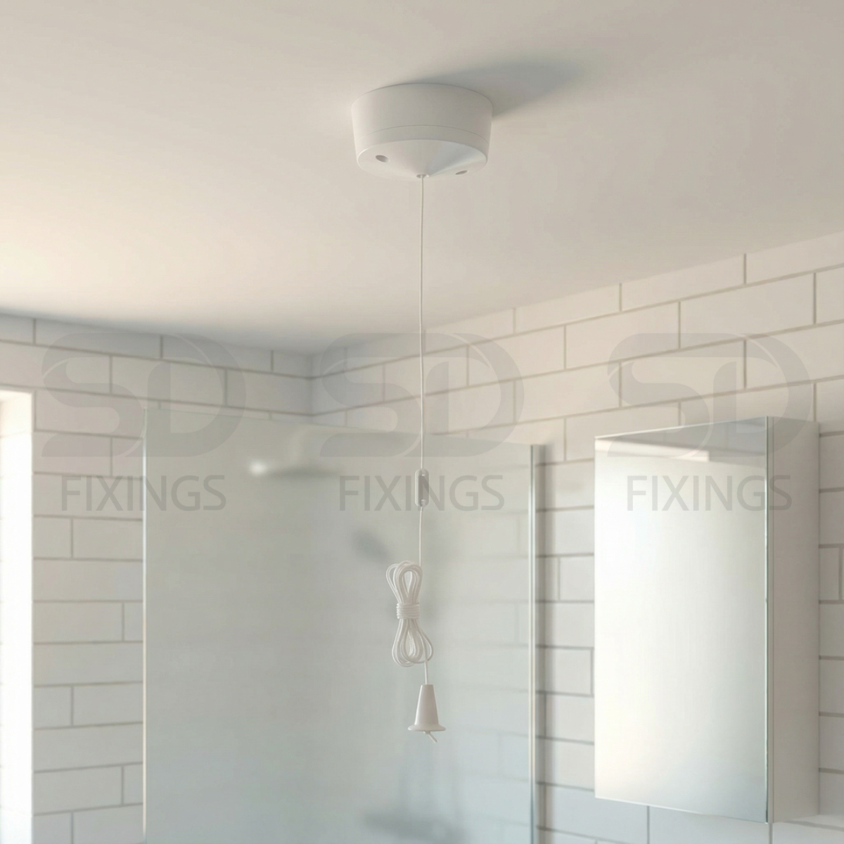 Ceiling Pull Cord Switch – 10A 1W