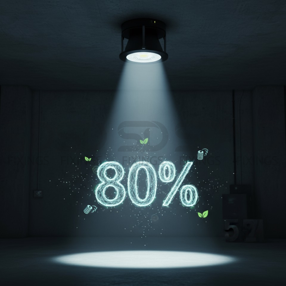 Meridian LED GU10 Bulbs – 3.5W (50W Equivalent), Daylight 6000K, 345lm, Non-Dimmable – Pack of 5
