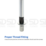 SDFIXINGS Phillips Screwdriver - PH6x150mm