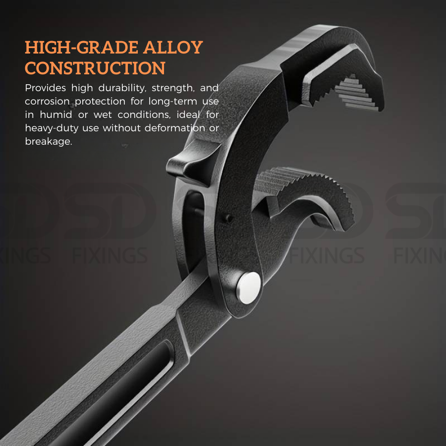 10"/14" Multifunctional Self-Locking Heavy Duty Pipe Wrench Tool