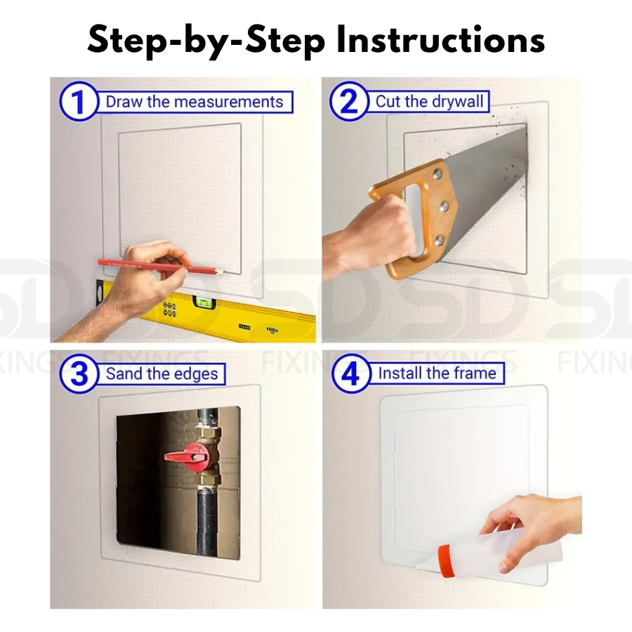 PVC Access Panel - 100x150mm