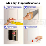 Metal Access Panel - 390x390mm (Inner 350mm)