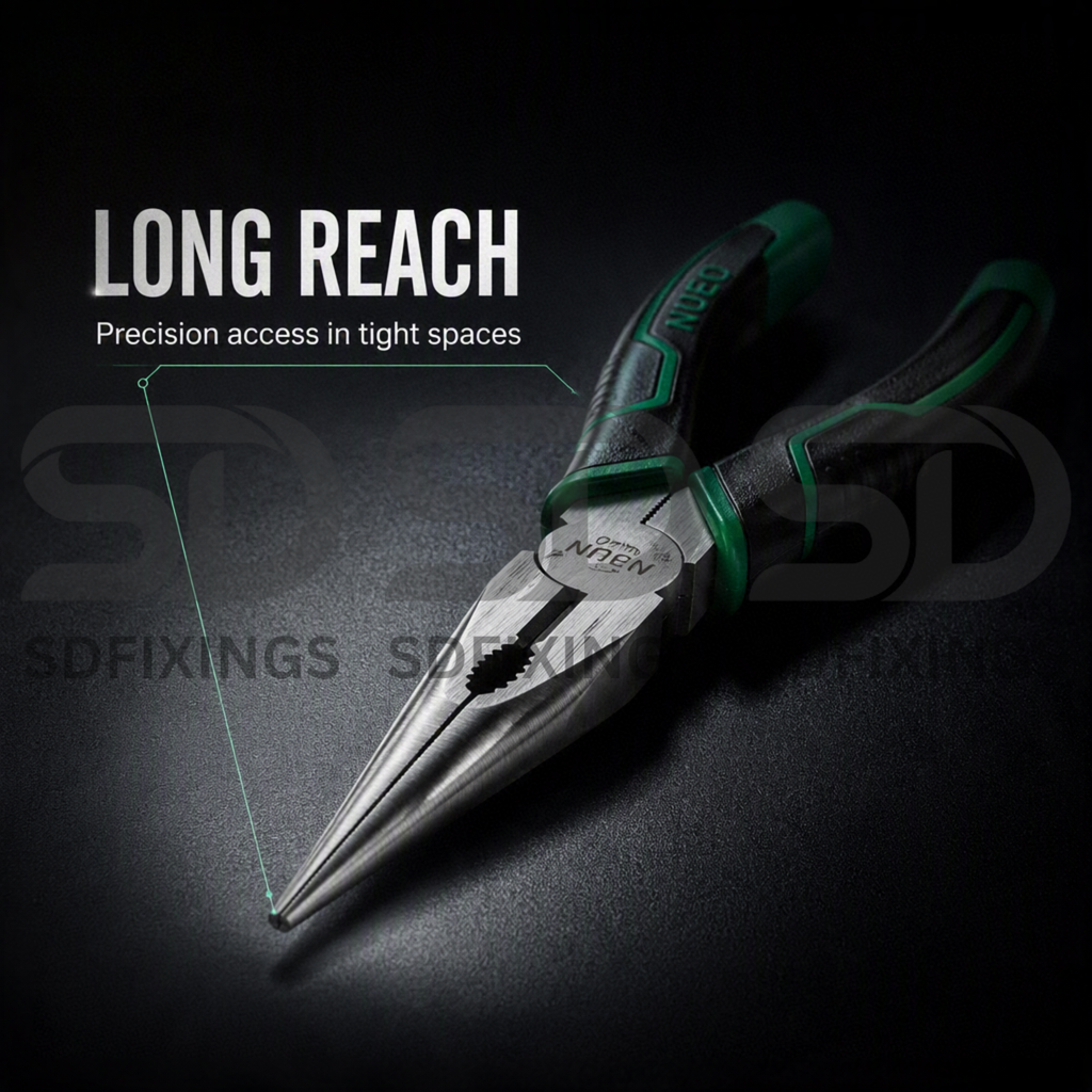 6" 160mm Long Nose Pliers