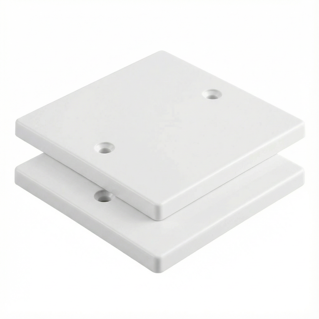 Electrical Blanking Plate 1 Gang – White / Standard Fit