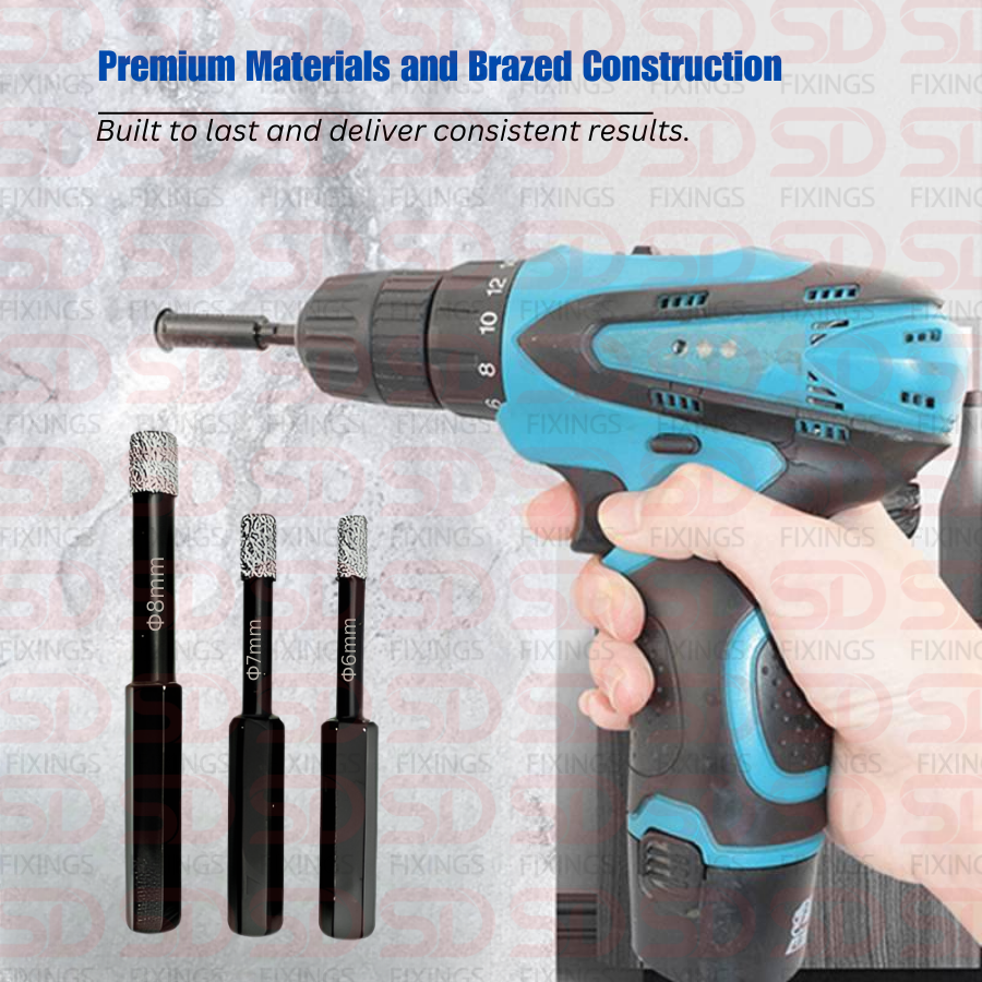 Dry Cut Diamond Hole Saw 8mm