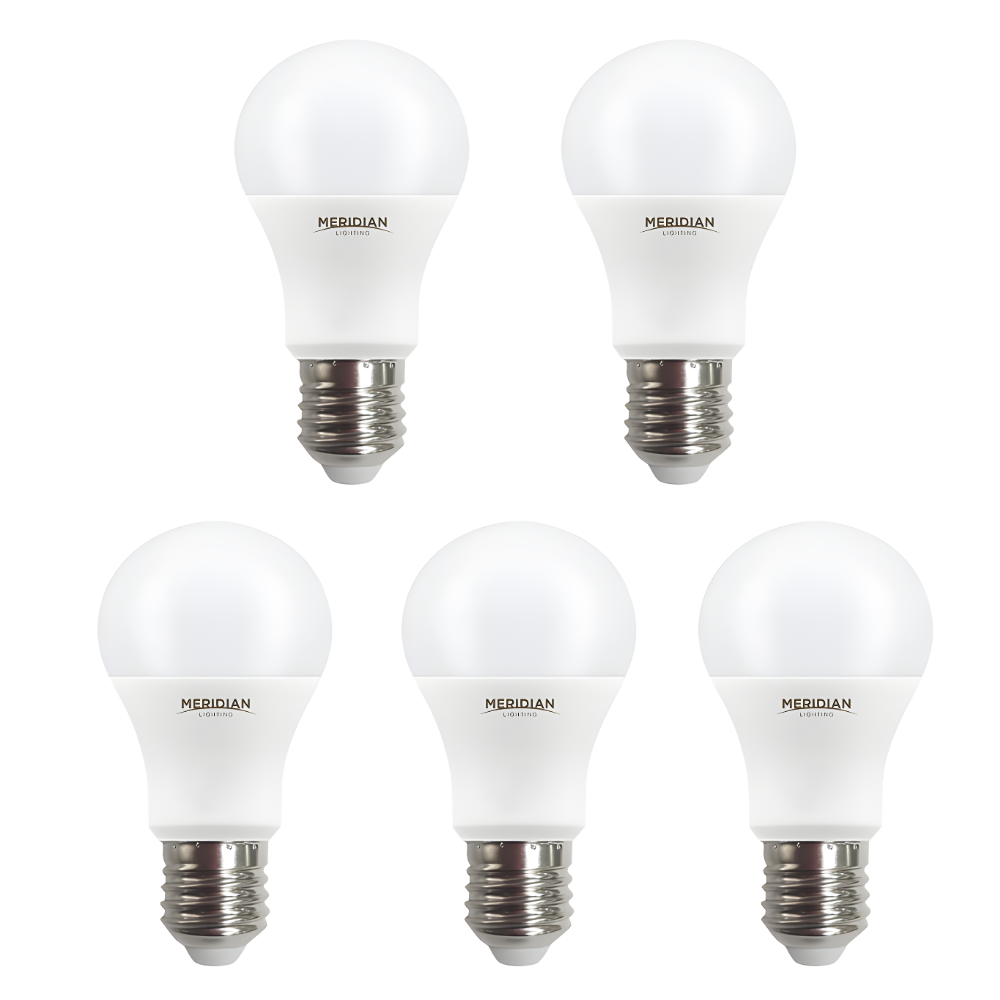 Dimmable LED A60 E27 Bulb 9.5W (6500K Cool White) – Model PES12CW/DIM