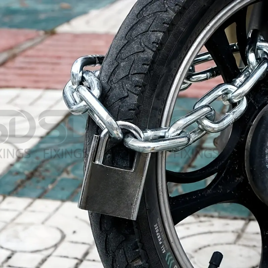 3mm Heavy Duty Steel Link Chain – By the Metre