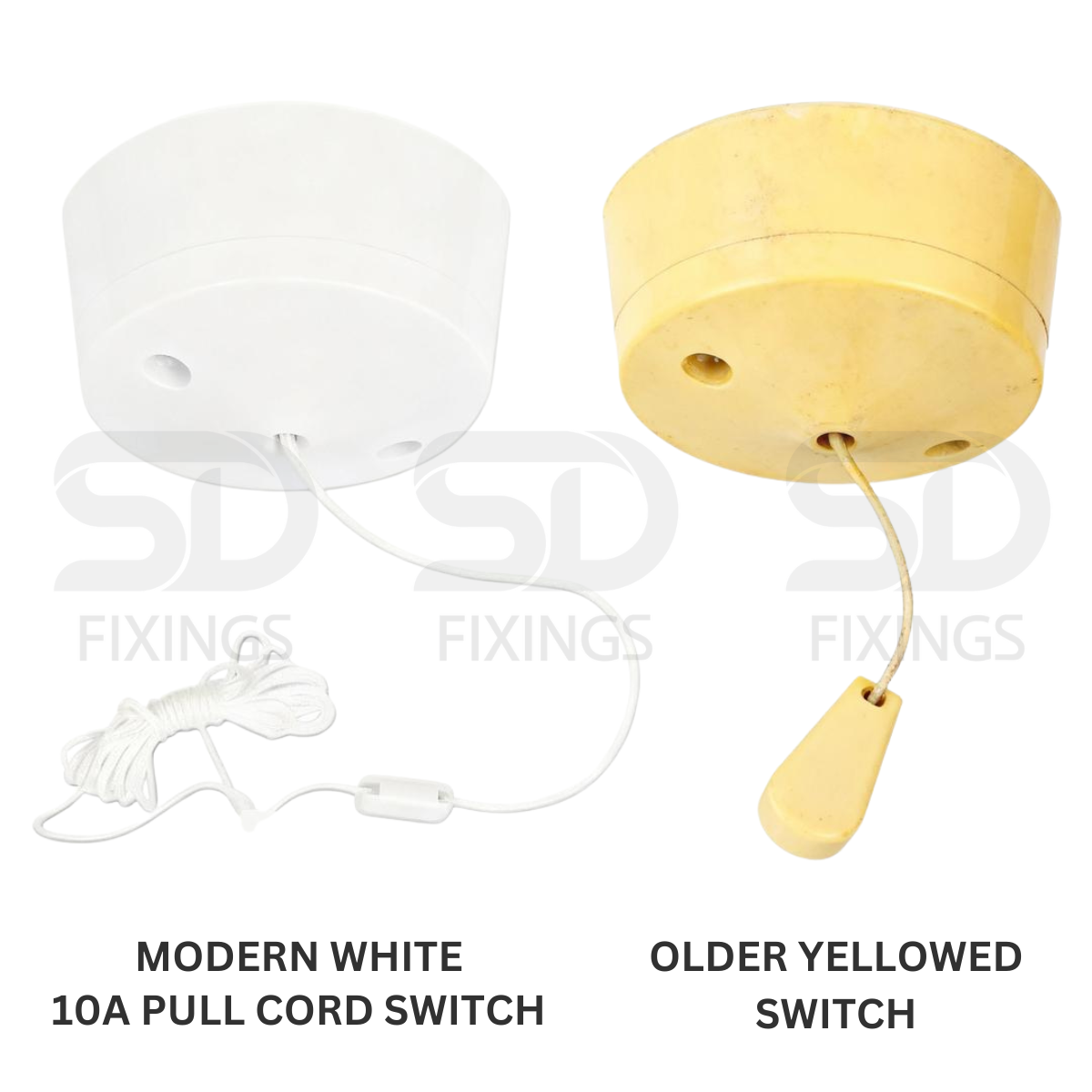 Ceiling Pull Cord Switch – 10A 1W