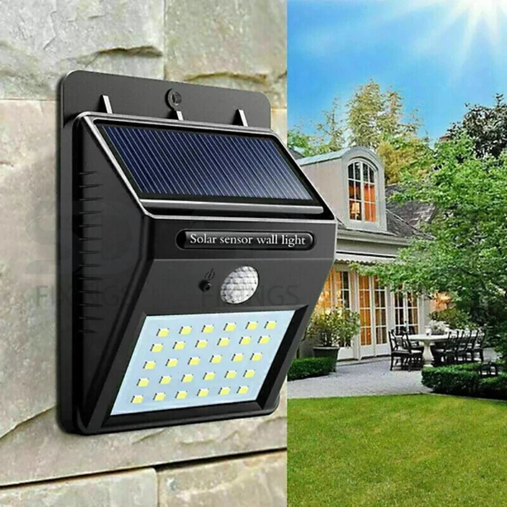 40 LED Solar-Powered Outdoor Security Lights with PIR Motion Sensor, Waterproof Wireless Solar Wall Light for Garden, Street, Yard, Patio