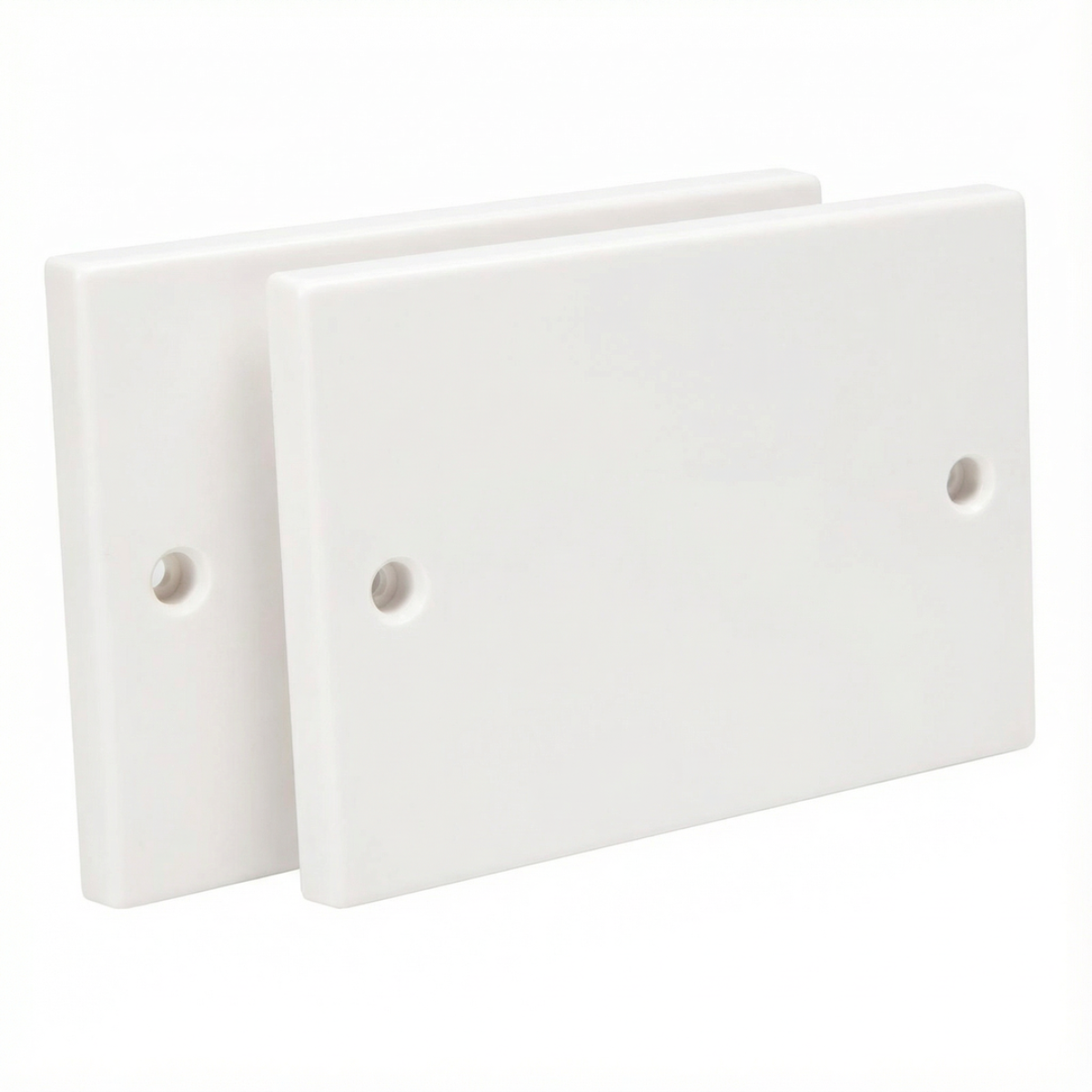 Electrical Blanking Plate 2 Gang – White / Standard Fit
