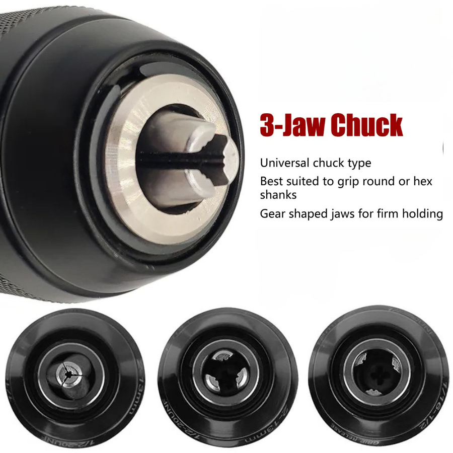 Keyless Drill Chuck With SDS Plus