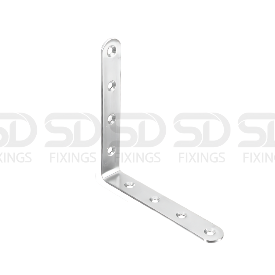 10 PCS Angle L Shaped Brackets 125x125x20mm
