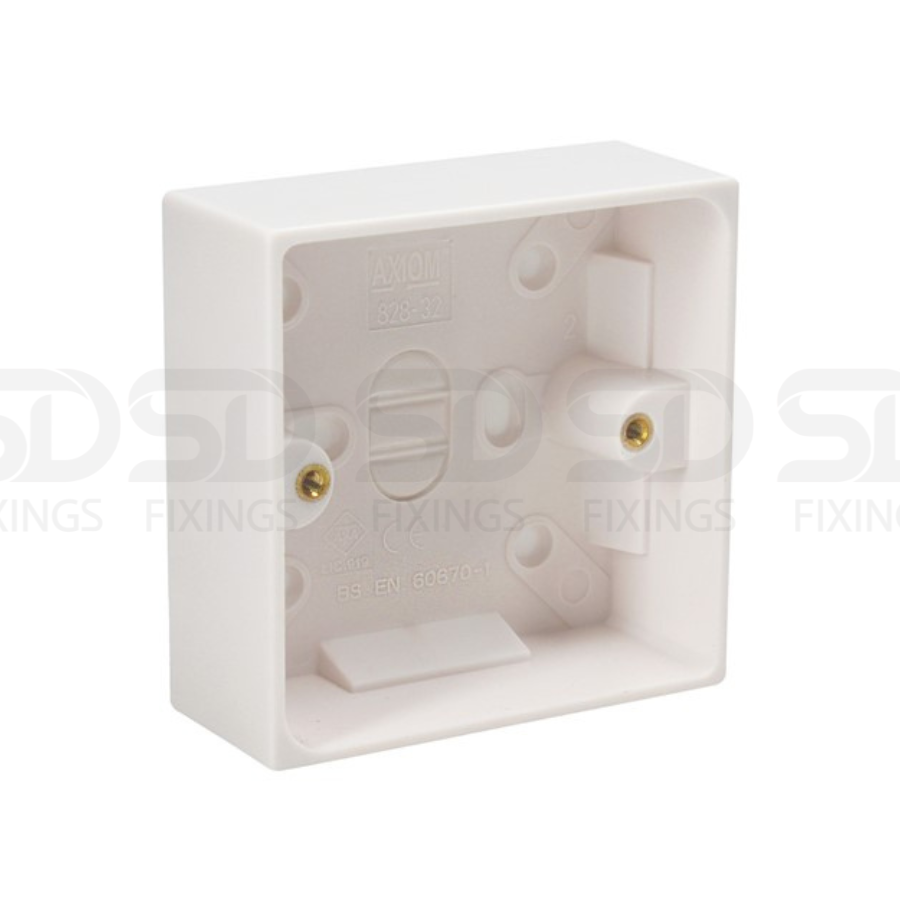 Light Switch 10A 3G 2 Way Set 35mm Back Box