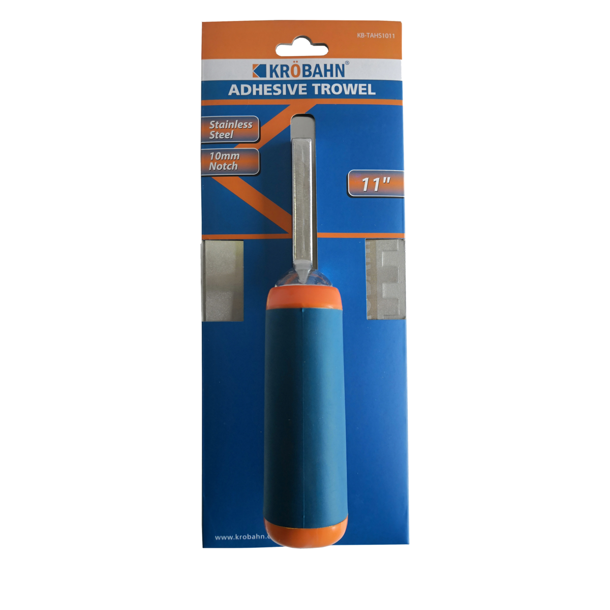 Krobahn Adhesive Trowel 11inch 10mm Notch