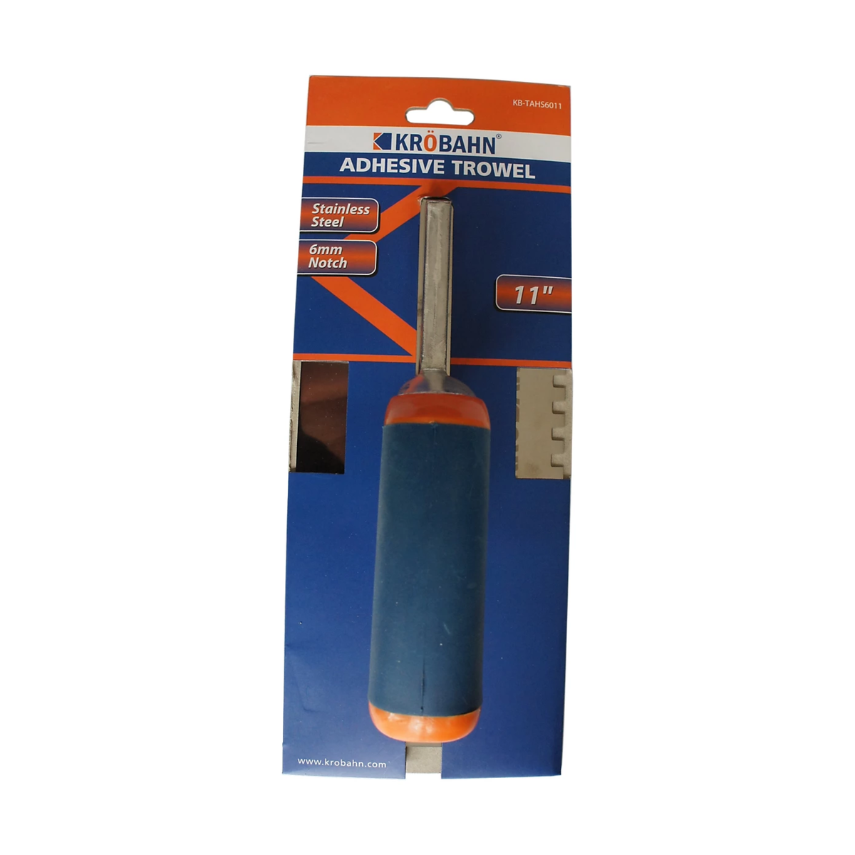 Krobahn Adhesive Trowel 11inch 6mm Notch