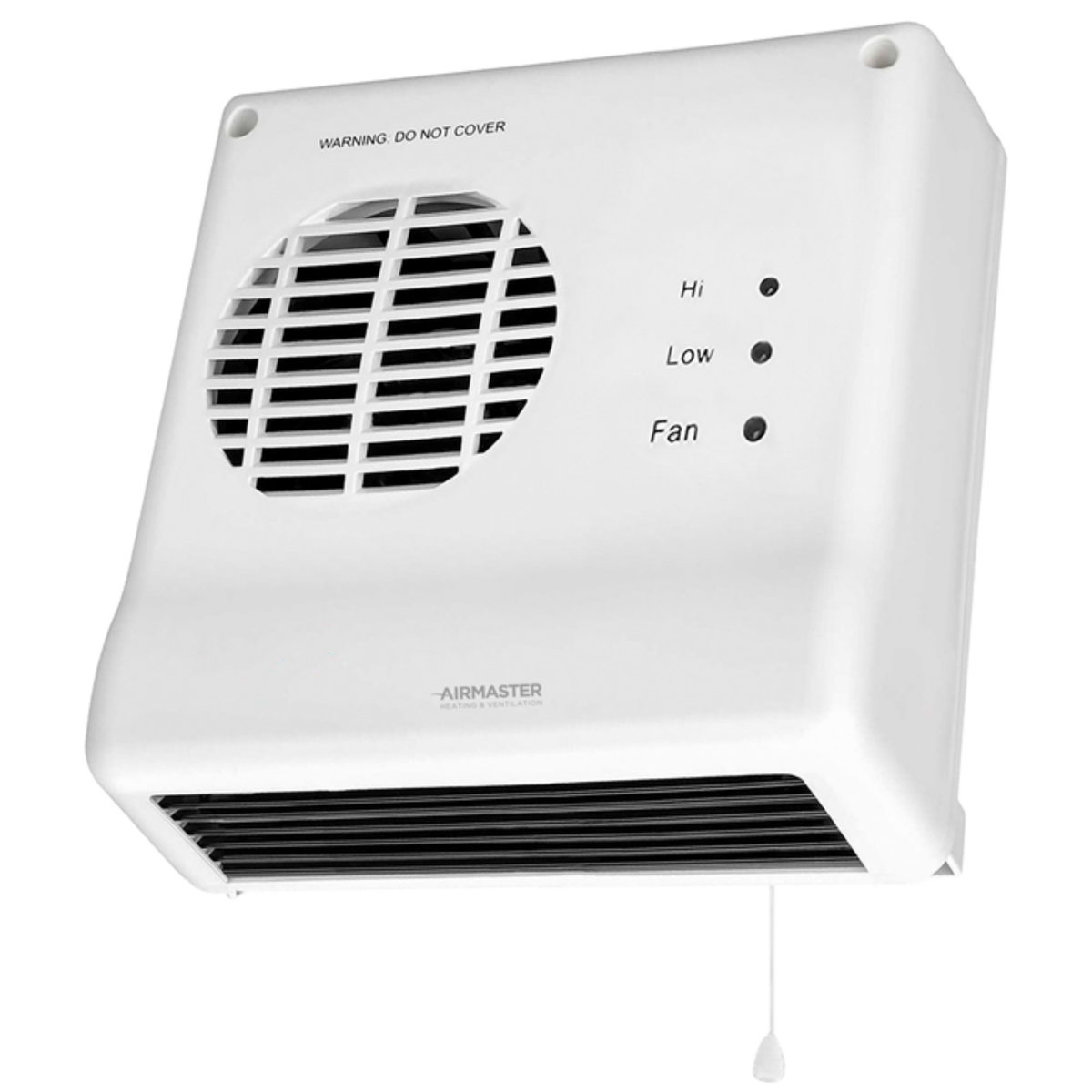 Airmaster 2000W Bathroom Downflow Heater With Pullcord