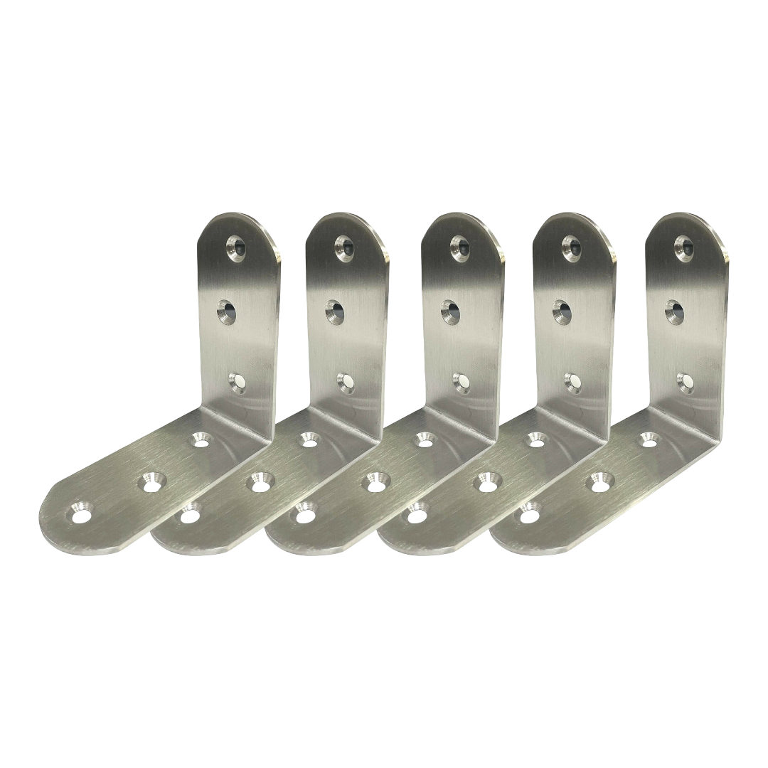 10 PCS Angle L Shaped Brackets 85x85x38mm