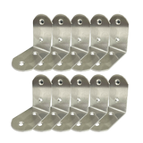 10 PCS Angle L Shaped Brackets 65x65x38mm