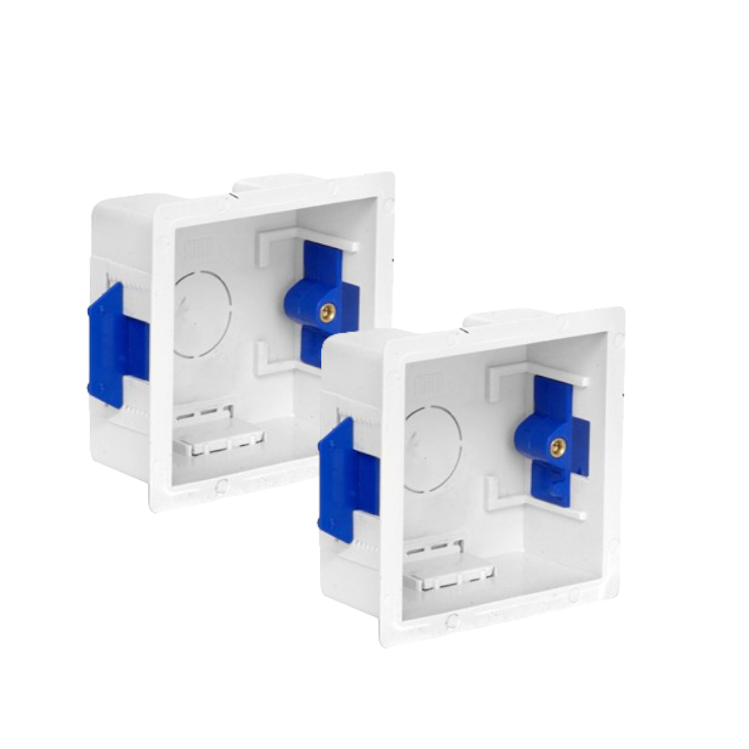 CED Dry Lining Back Box | 1-Gang 45mm | Plasterboard | Pack of 1, 2, 5 or 10
