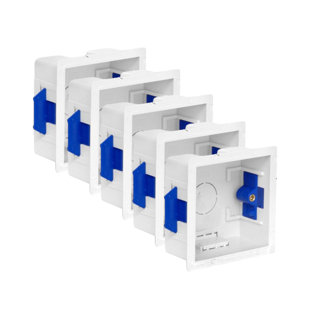 CED Dry Lining Back Box | 1-Gang 35mm | Plasterboard | Pack of 1, 2, 5 or 10