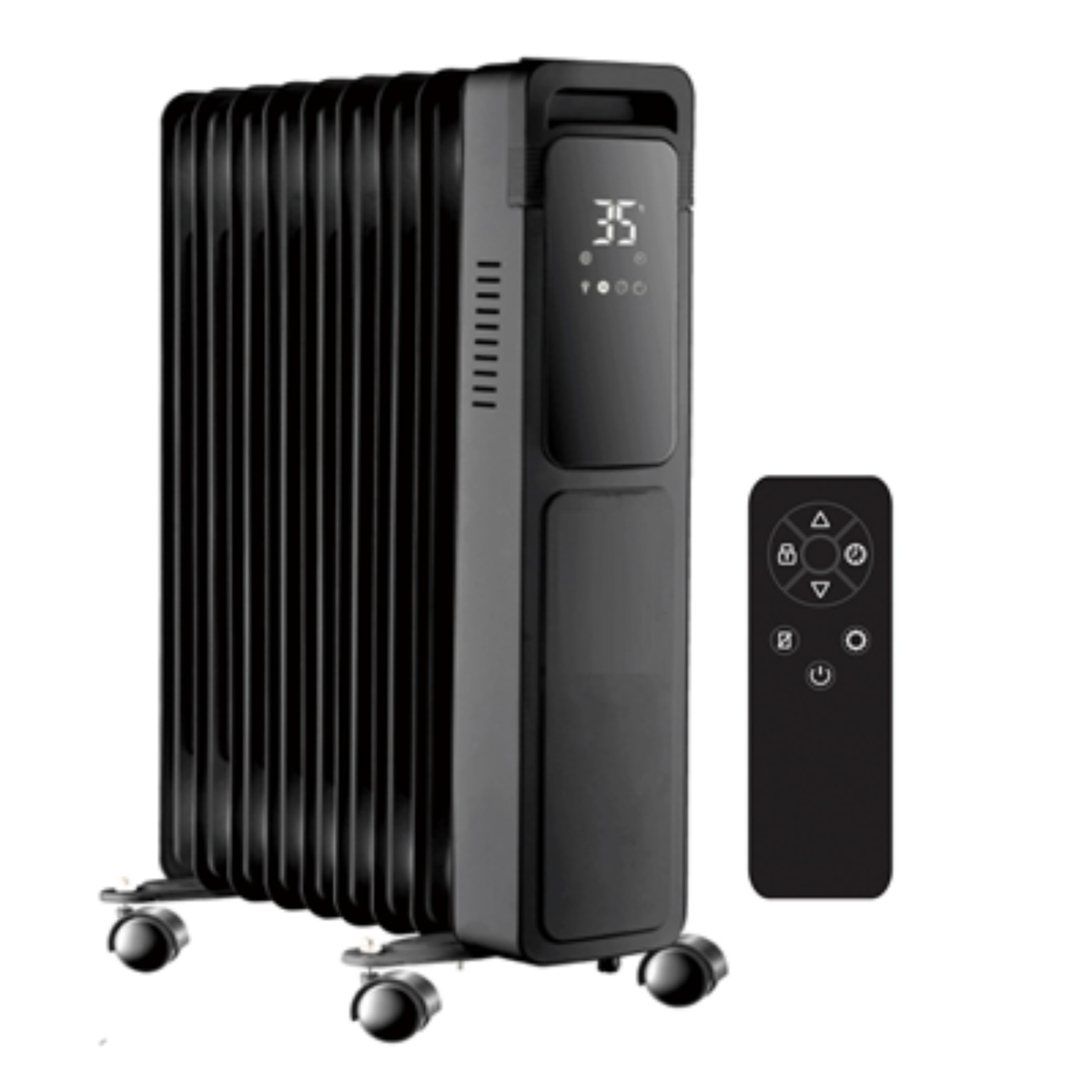 Oil Filled Radiator Heater 2000W with Remote Control