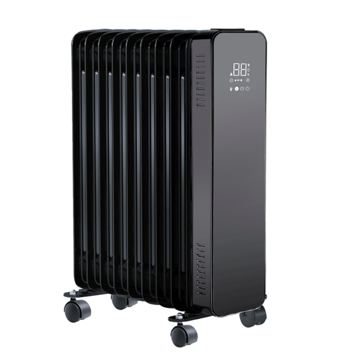 Black Oil Filled Radiator Heater 2000W with WIFI