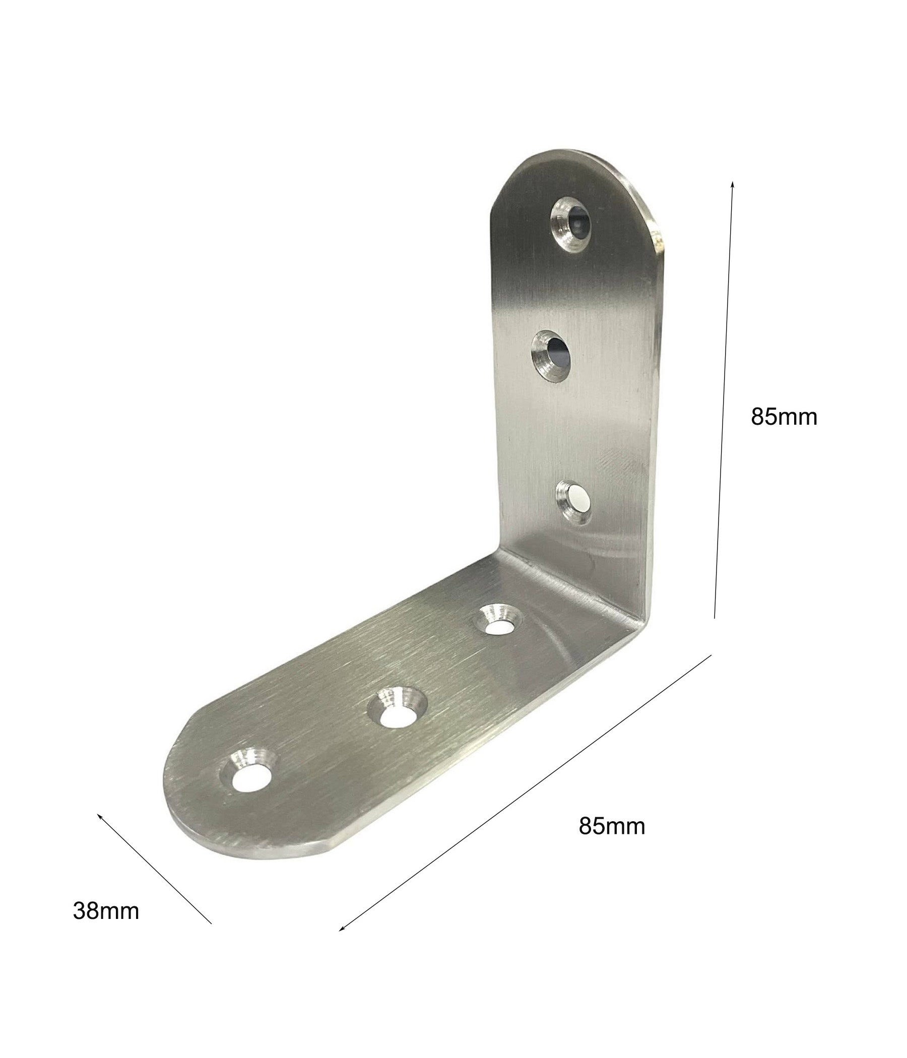 10 PCS Angle L Shaped Brackets 85x85x38mm