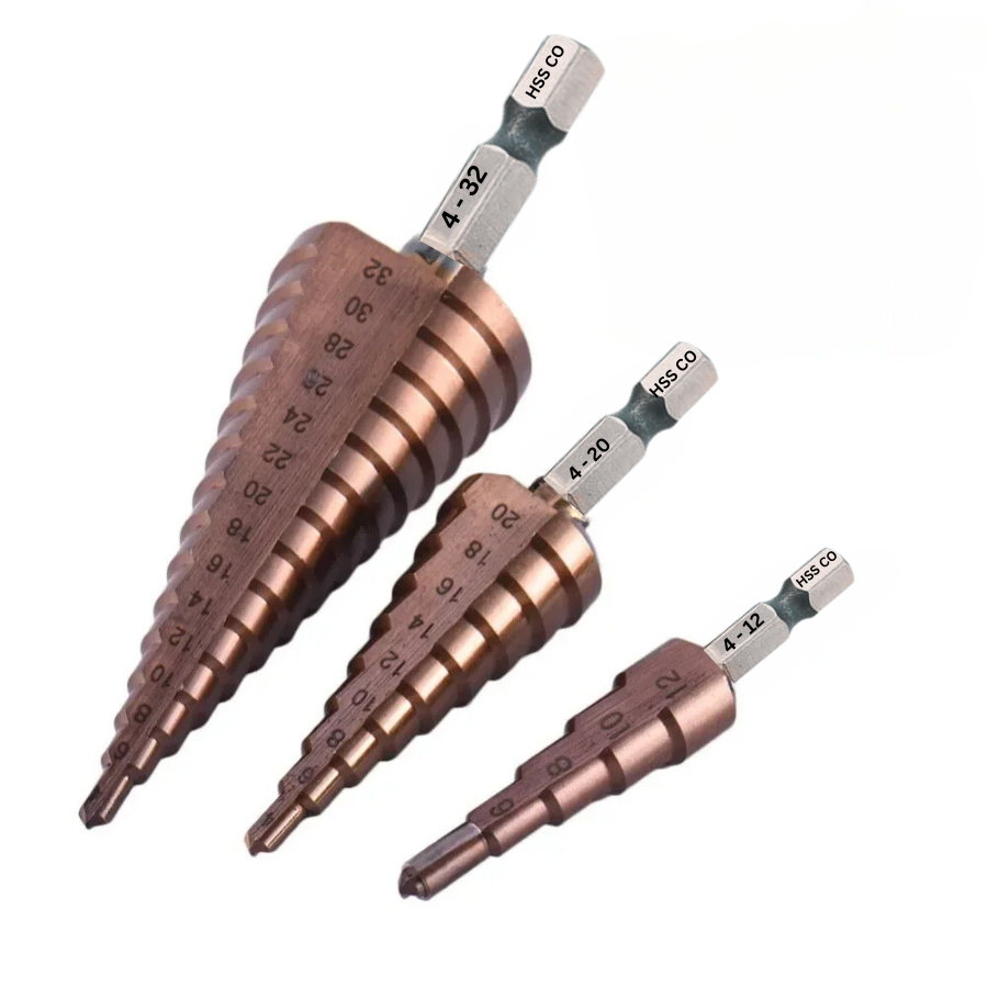 15 Step Bit 4-32mm Cobalt Step Drill Bit