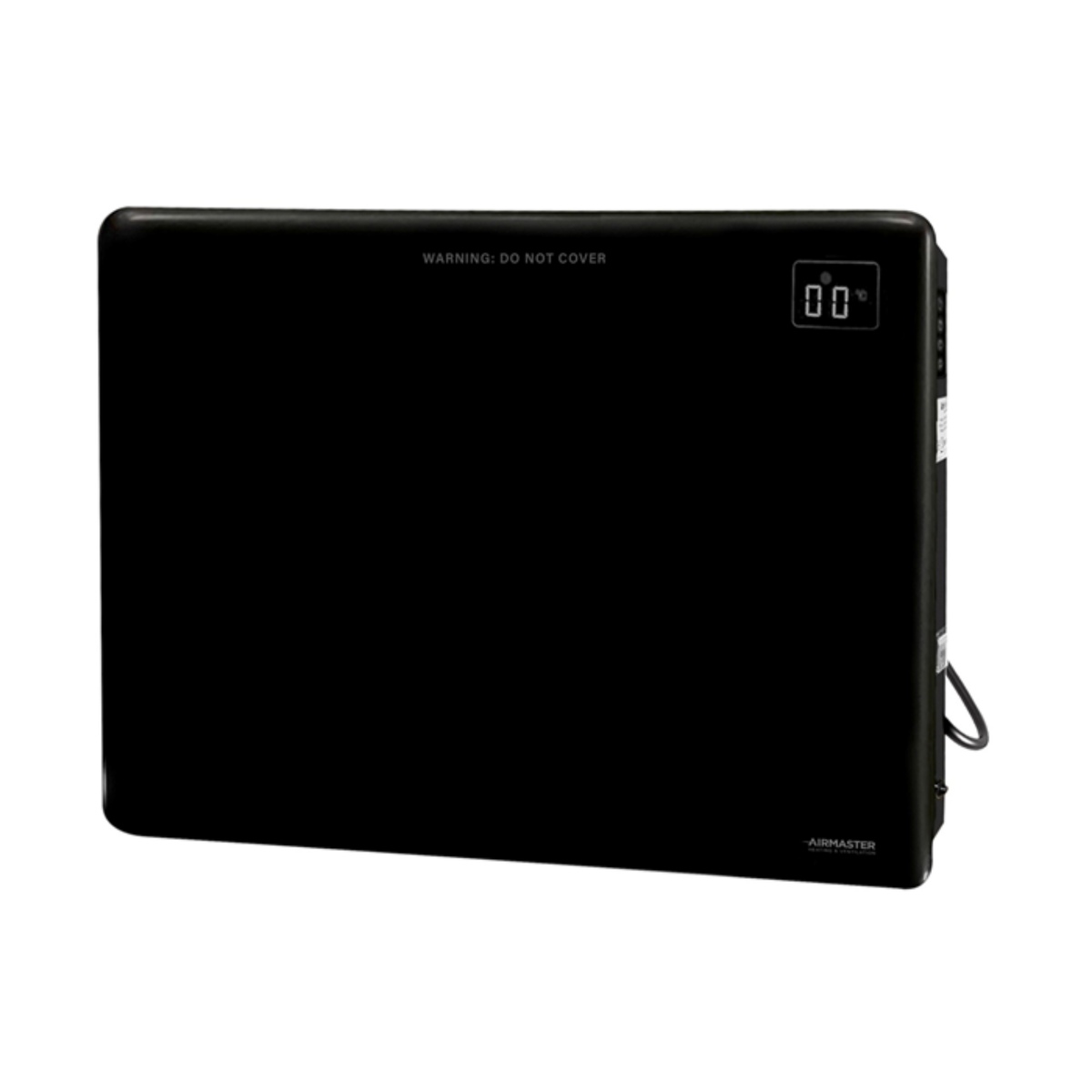 1.5kW Panel Heater | LCD Display & Timer Matt Black