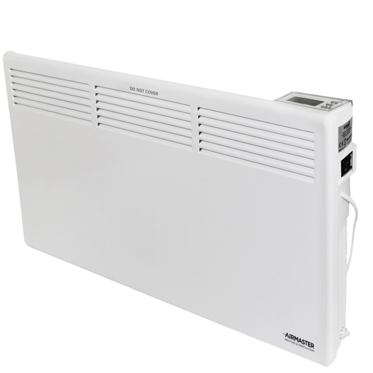 2kW Digital Panel Heater | LCD Display & Timer White