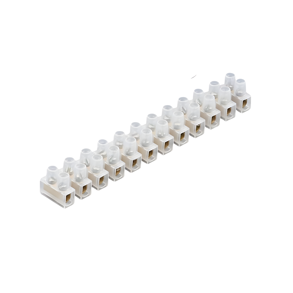 30A Connector Block Strip – 2-Way Terminal Strip for Electrical Wiring
