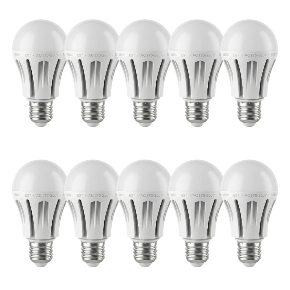 12W LED Bulb E27 A60 Dimmable, 1100 Lumens, 6500K Cool White – Meridian Lighting