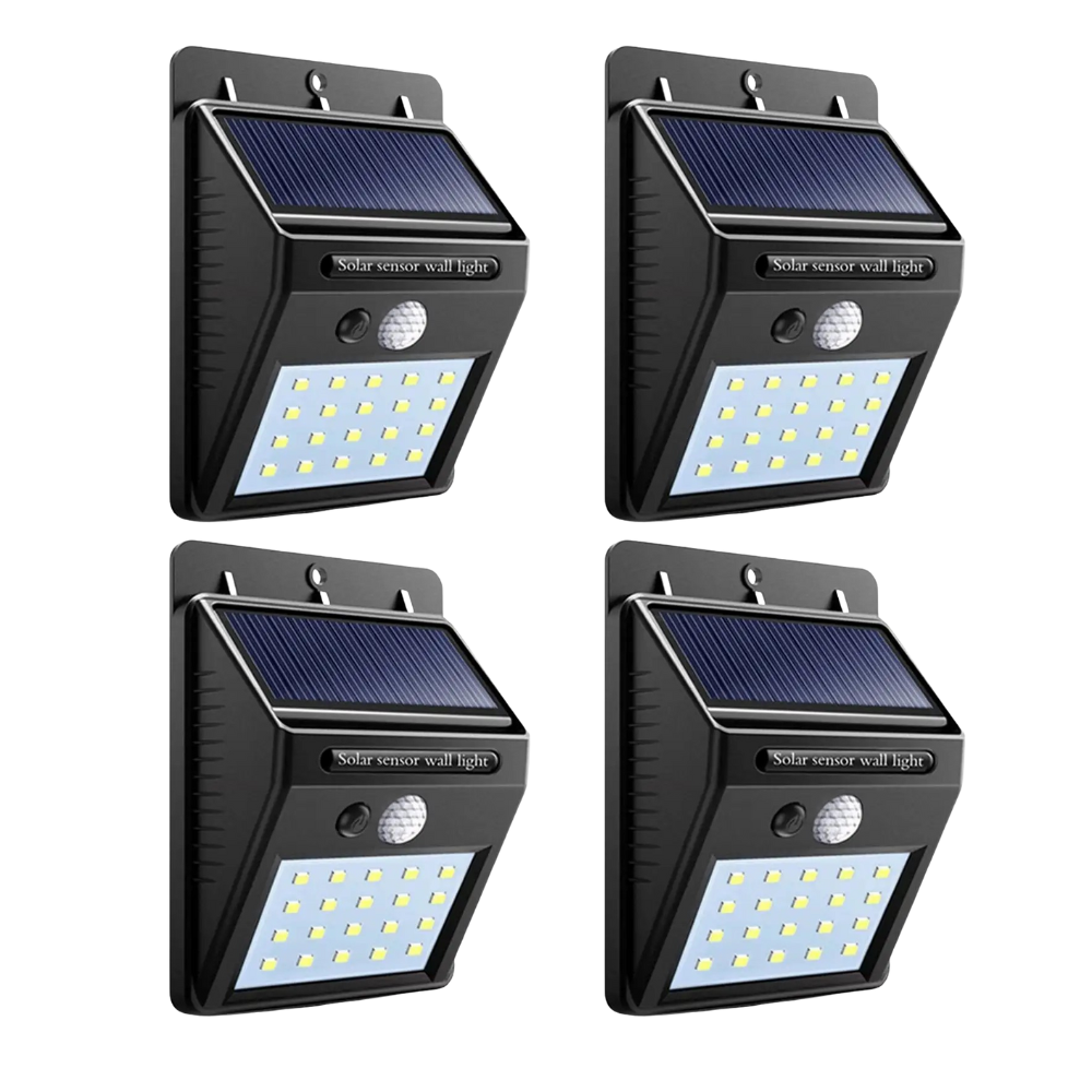 40 LED Solar-Powered Outdoor Security Lights with PIR Motion Sensor, Waterproof Wireless Solar Wall Light for Garden, Street, Yard, Patio