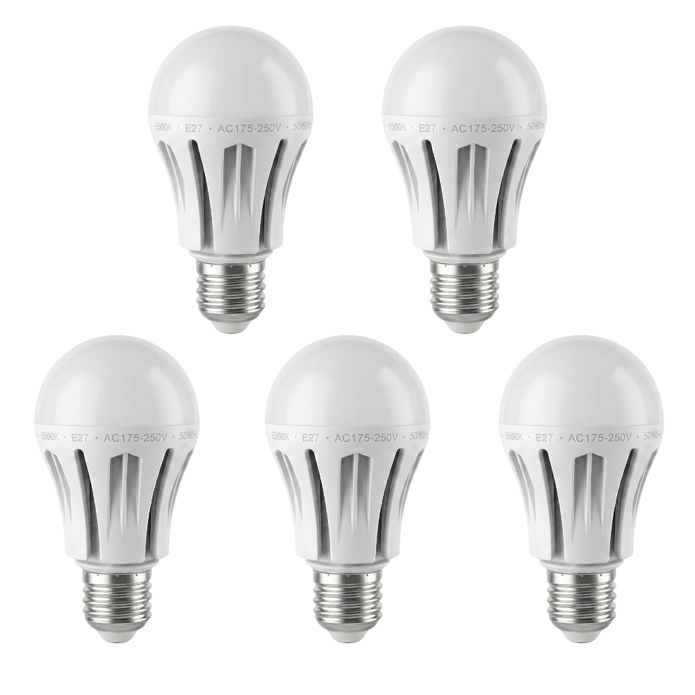 12W LED Bulb E27 A60 Dimmable, 1100 Lumens, 6500K Cool White – Meridian Lighting