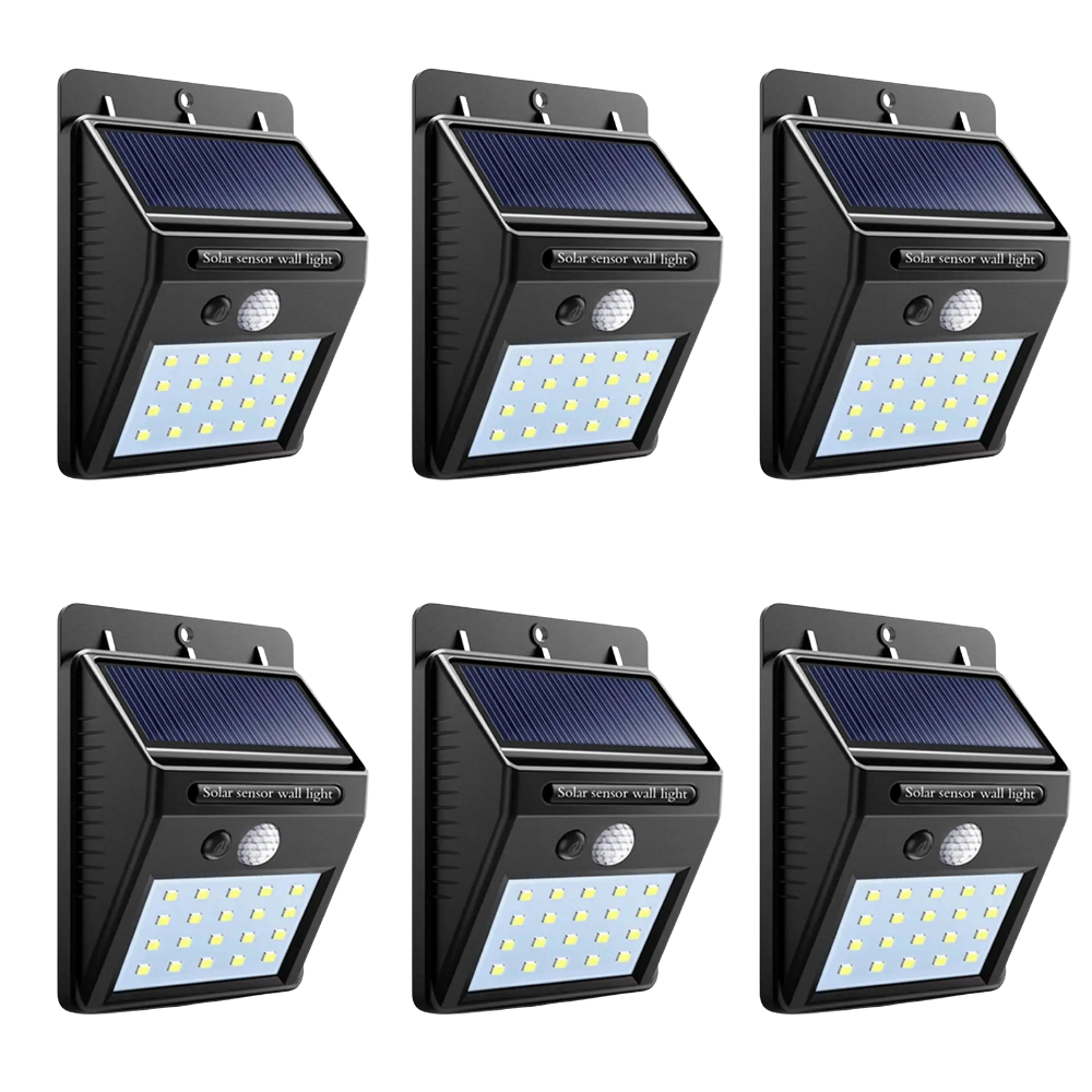 60 LED Solar-Powered Outdoor Security Lights with PIR Motion Sensor, Waterproof Wireless Solar Wall Light for Garden, Street, Yard, Patio
