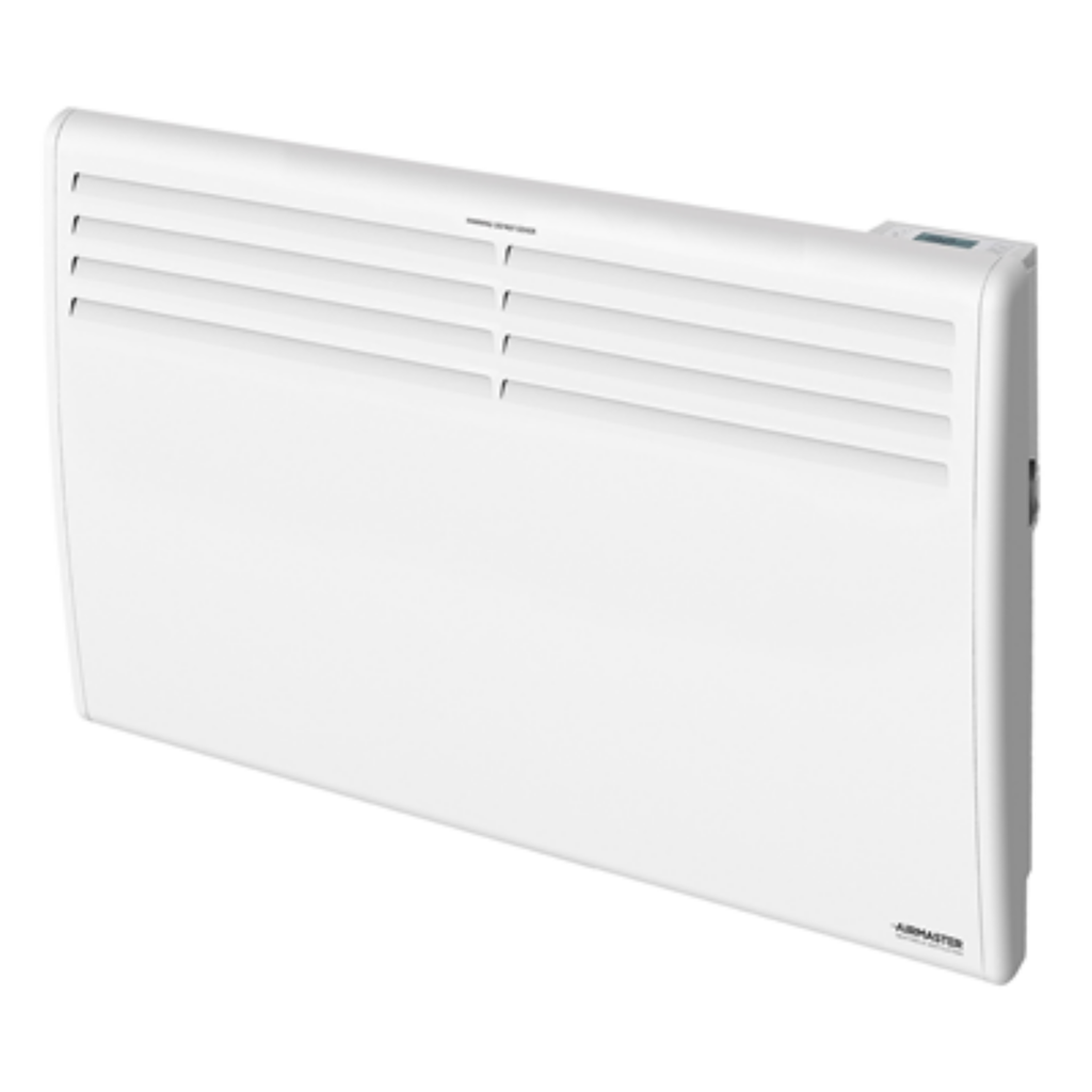 2kW Slim Panel Heater | LCD Display White