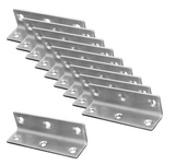 10 PCS Angle L Shaped Brackets 27x27x60mm