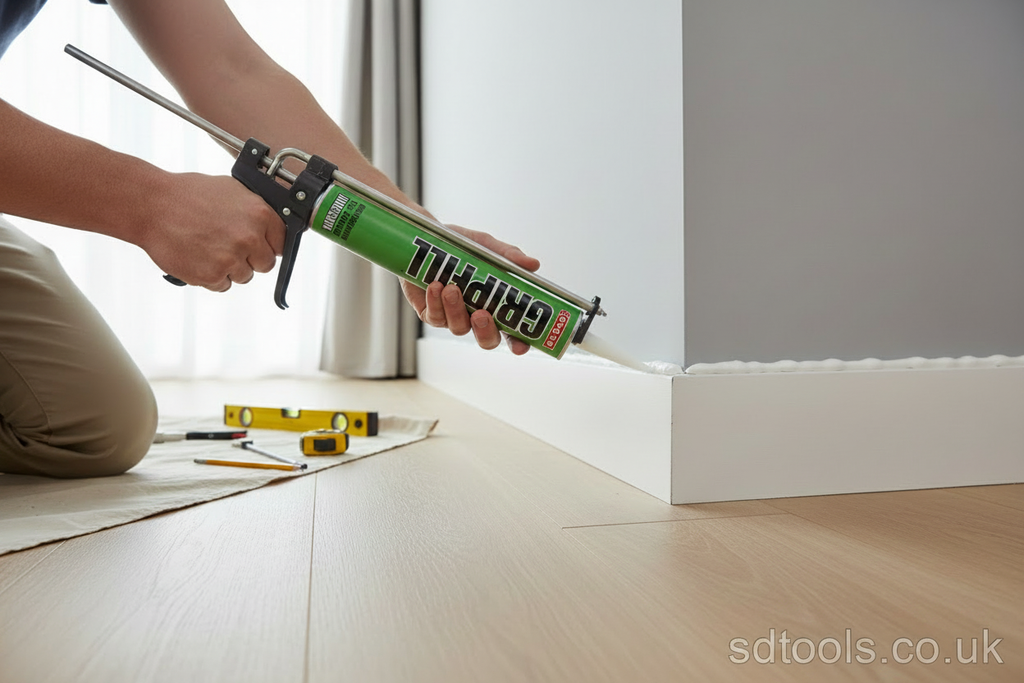 Home interior with watermark