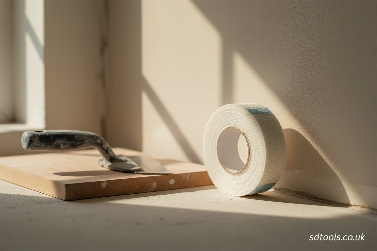 Plastering scene